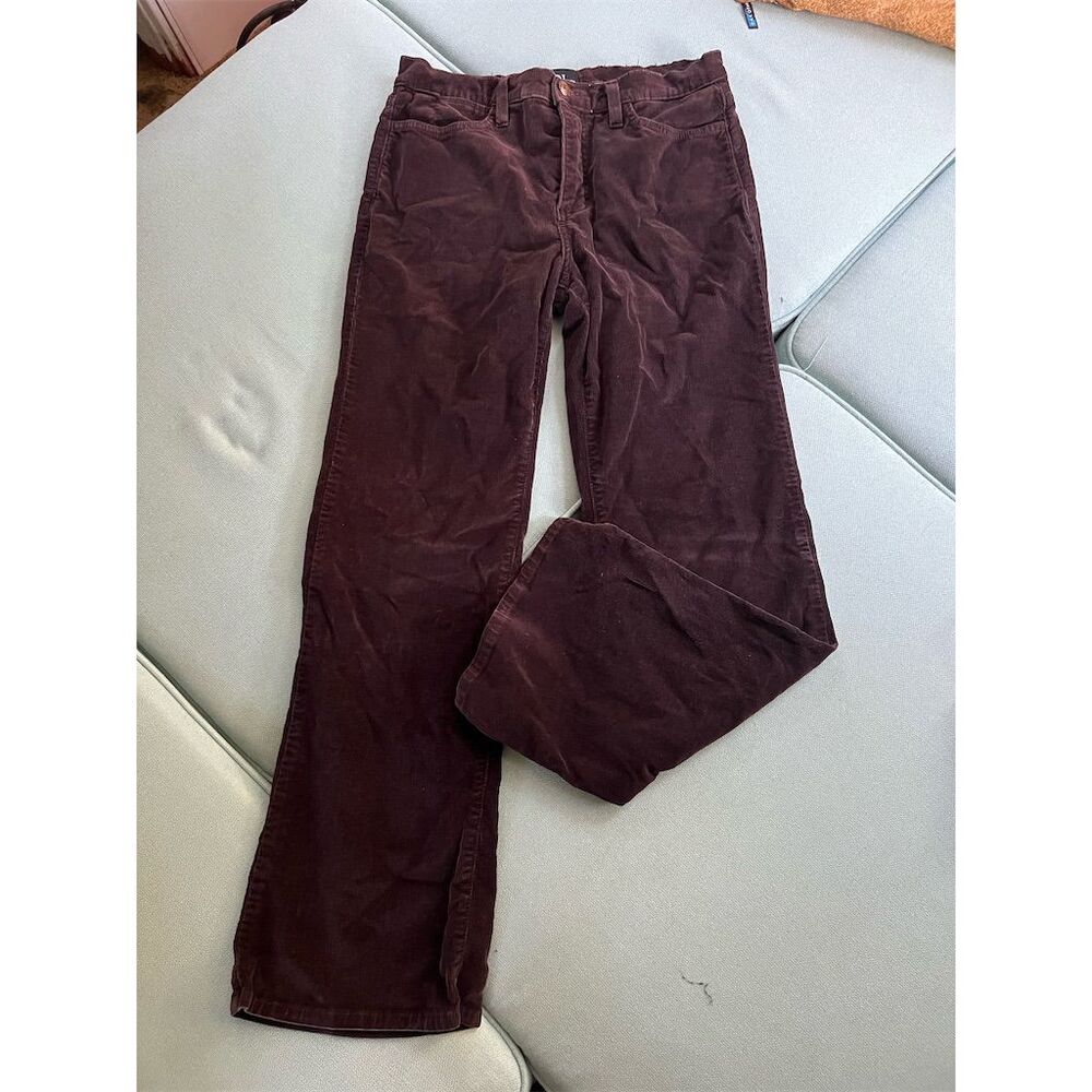 NYDJ Women's Bootcut Corduroy Pants Brown Size 2P Casual